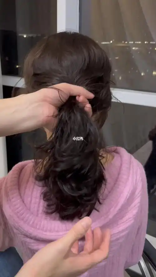 扎着也好看的烫发