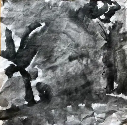 现在也是得心应手啦,浓墨,淡墨可以自己来调 水和墨的旅程就到这里啦