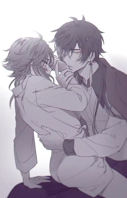 钟离和魈好好磕但是体型真像父子