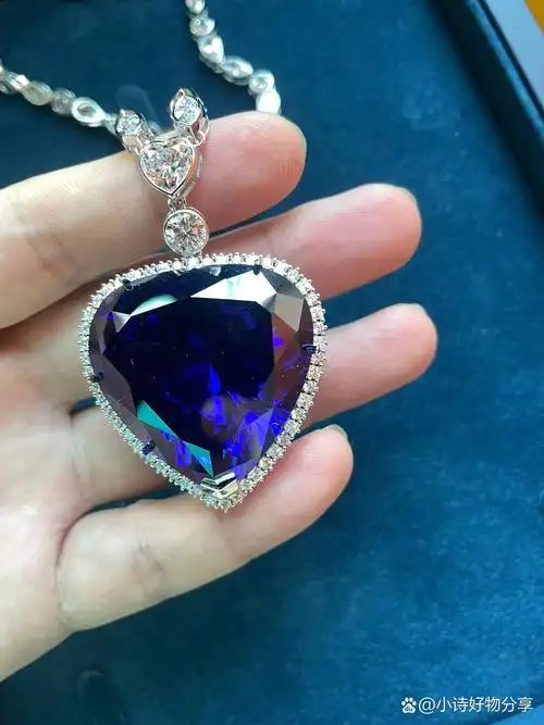 泰坦尼克号25周年纪念款海洋之心项链