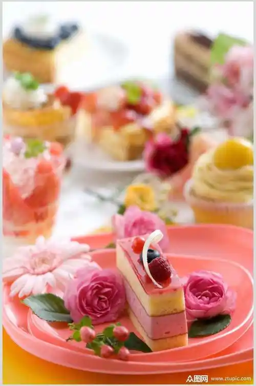 精致美味糖果糕点冰品食品摄影图片素材