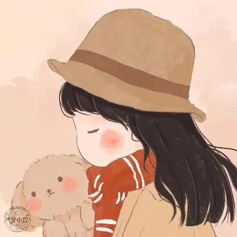 冬日温暖女生头像