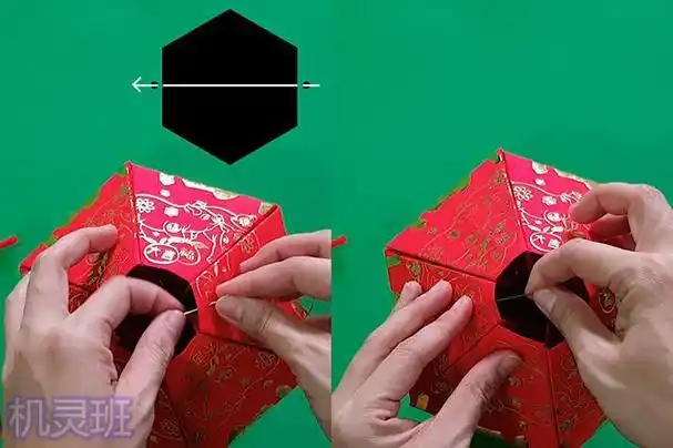 红包袋废物利用:怎么用红包袋简单做手工灯笼(步骤图解)