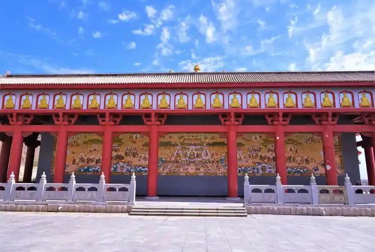 壁画:西方极乐世界.