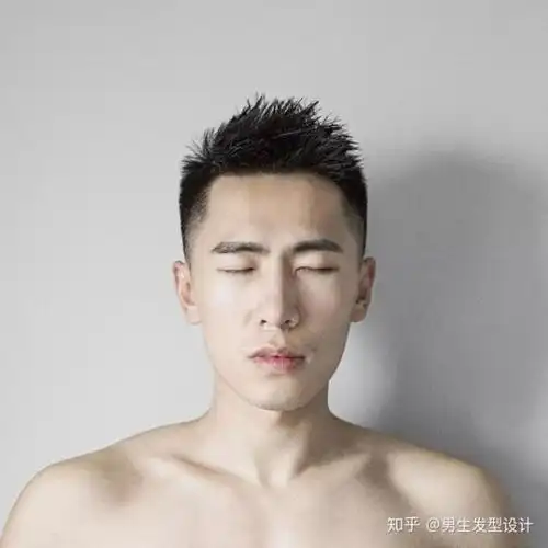 在毛寸基础上,改进版毛寸将头顶部的头发留长至2到3厘米,由tony老师花