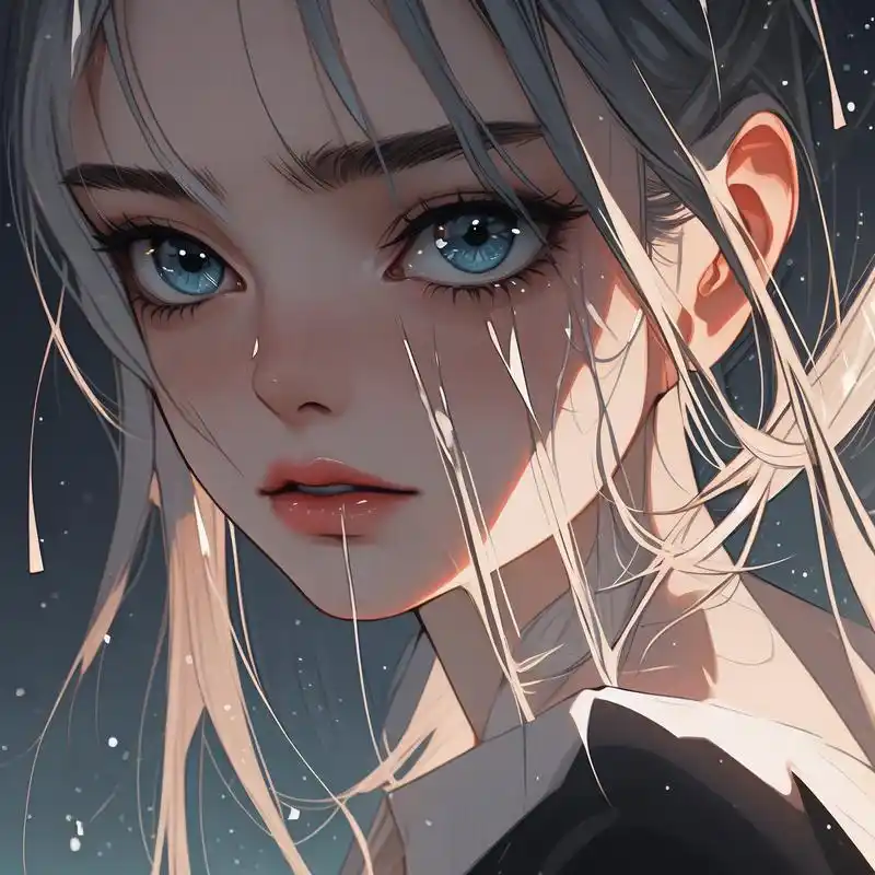 唯美又忧伤的漫画头像94谁不爱呢?