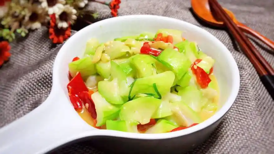 醋溜丝瓜 - 醋溜丝瓜做法,功效,食材 - 网上厨房