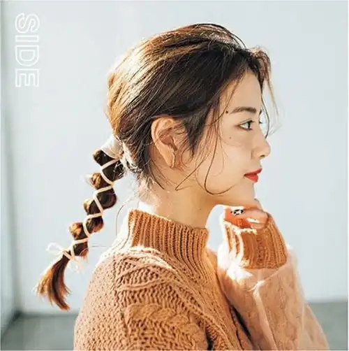 这样扎头发,很好看!