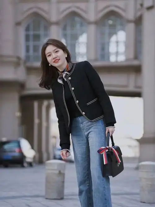春天,牛仔裤搭配这5件上衣,时髦洋气又显气质,时尚潮人都爱穿