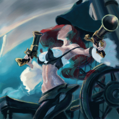 英雄联盟赏金猎人临摹