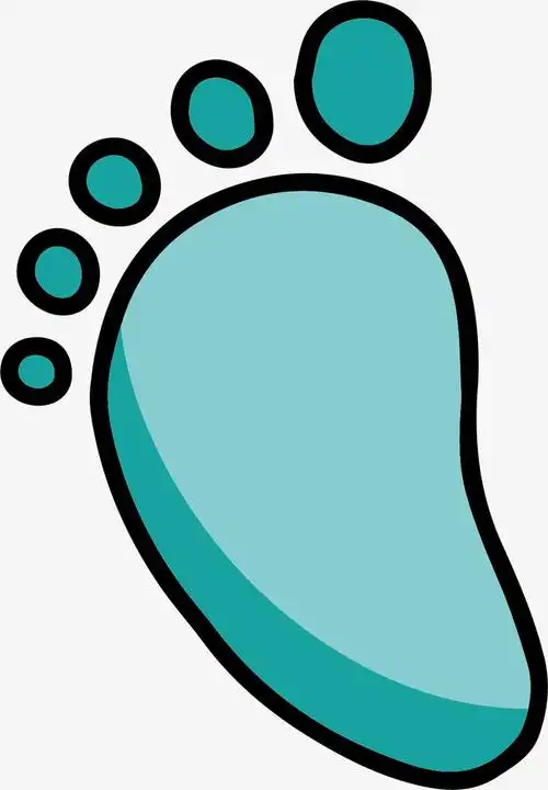 关键词 : 矢量图,脚丫,蓝色,不规则图形,手绘,创意,可爱