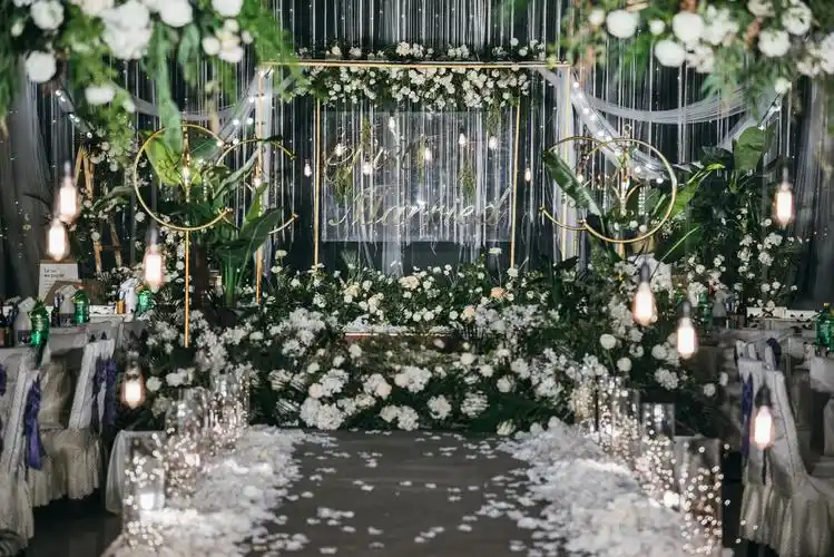 西式森系婚礼——白绿色系