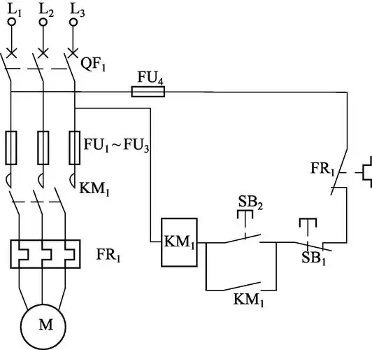 图1-18 热继电器接线图