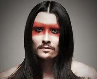 韩版男士平分长发发型男生优雅平分长发发型图片