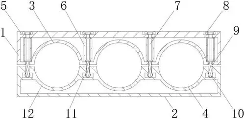 一种电力管管枕