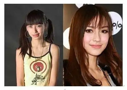 angelababy出道前后对比