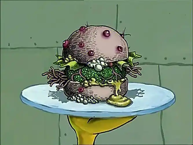 海绵宝宝奇奇怪怪汉堡合集#海绵宝宝  #汉堡  #海绵宝宝的汉堡 #海绵