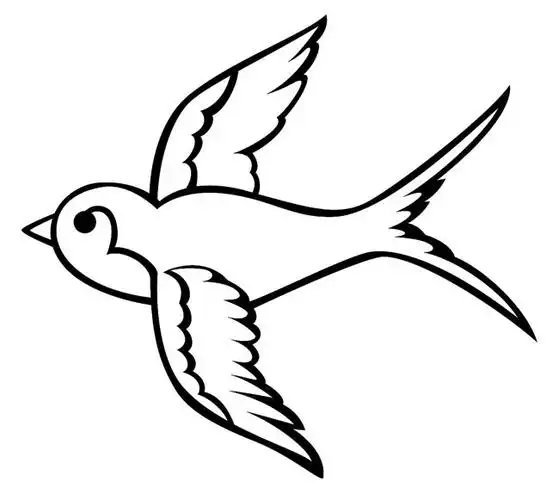 7款小燕子简笔画图片 小燕子怎么画