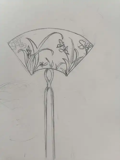 摸个小鱼兰花掩鬓免费授权,其他老规矩一定要注明出处昂～#簪子稿设