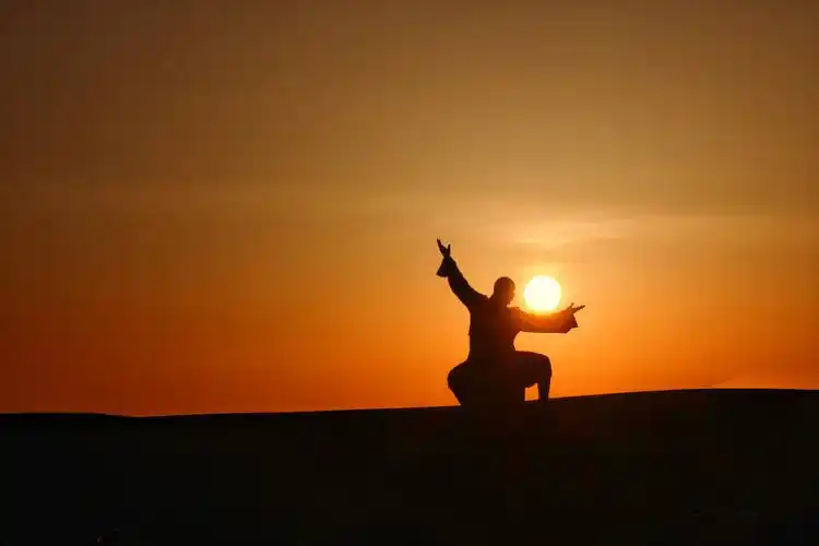 无人区拍摄少林寺武功