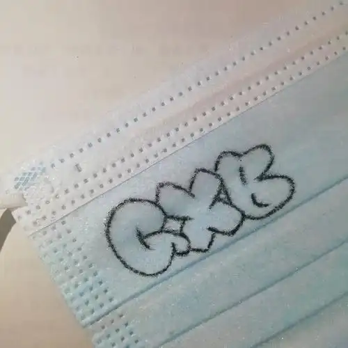 口罩涂鸦高筱贝