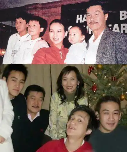 赵雅芝全家福曝光三个儿子长相英俊倜傥与律师生的那个更帅气