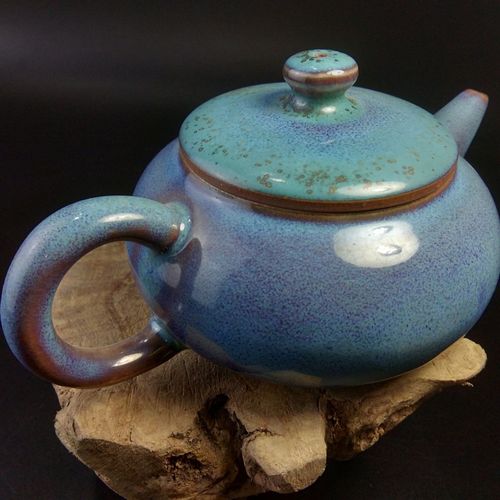 大师级 钧瓷茶壶 手工制作