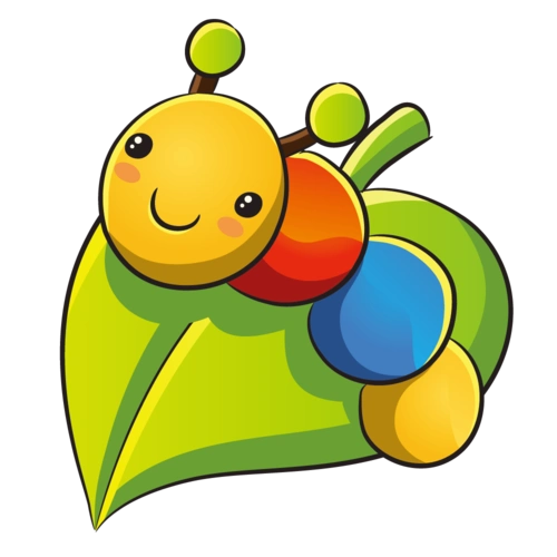 可爱毛毛虫图片