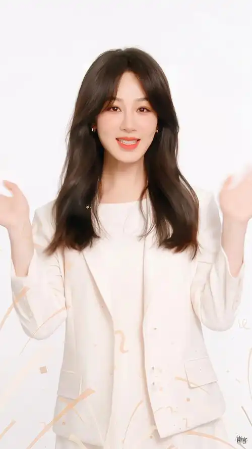 杨紫笑得好温柔