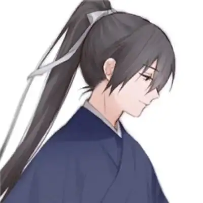 古风男头动漫白发