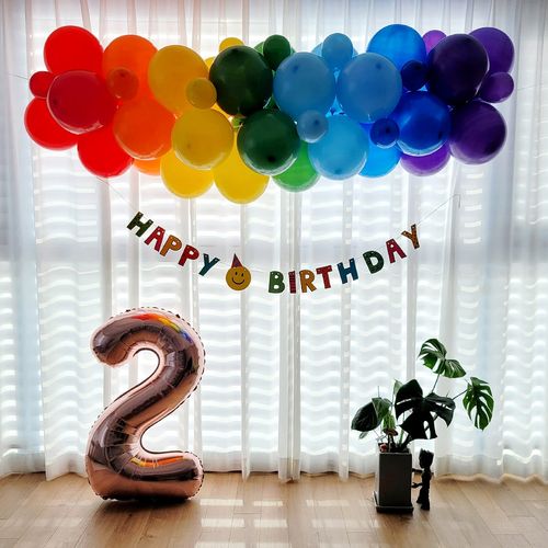 1周岁生日布置网红