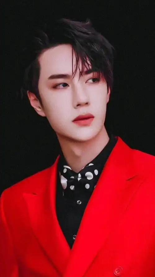 王一博  红色西装杀