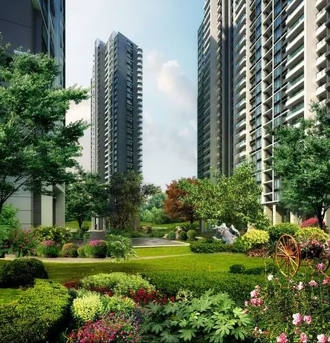 小区景观效果图psd分层素材psd素材下载(图片id:59198)_-园林景观-psd