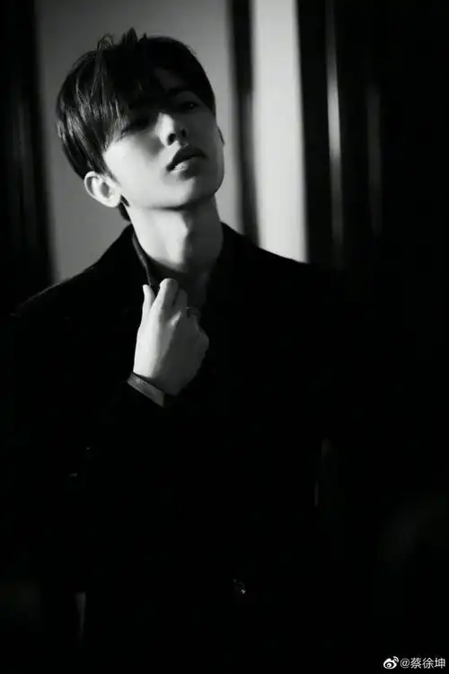蔡徐坤黑白情绪感大片