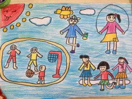 幼儿园课间十分钟简笔画