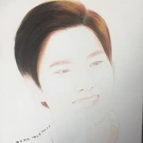 彩铅手绘杨洋