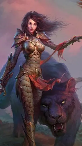 壁纸 永恒的龙,女孩,战士 3840x2160 uhd 4k 高清壁纸, 图片, 照片