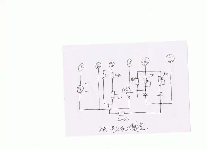 kr500焊机送丝机接线图