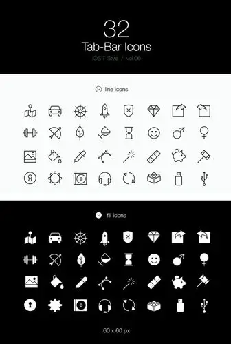 网页设计图标矢量图素材