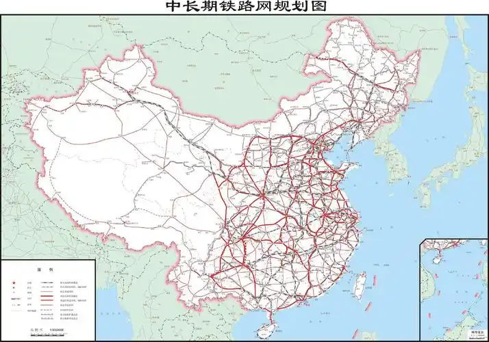 根据中国(中长期铁路网规划纲要),到2020年,全国将新建约4万公里铁路