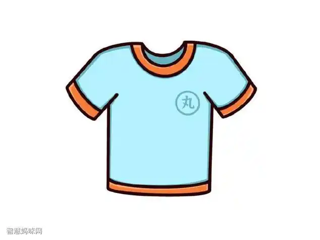 幼儿短袖彩色简笔画