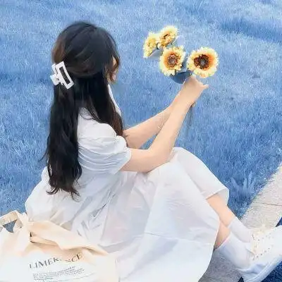 蓝色系意境女头.我的爱 收放自如_女生头像_我要个性网