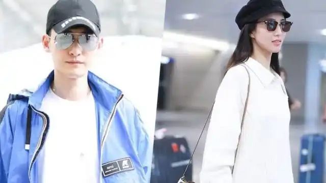 张钧甯与张翰前后脚现身机场 下衣失踪秀"牛奶腿"