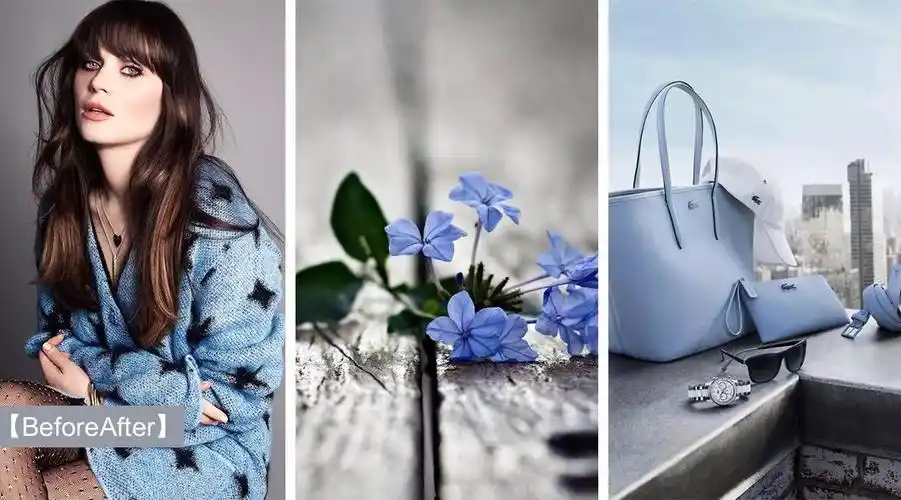 高级灰 蓝色,以优雅之名演绎高端情调,绝美颜值打开华贵之门