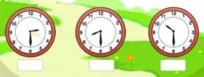 认识钟表练习题(2)