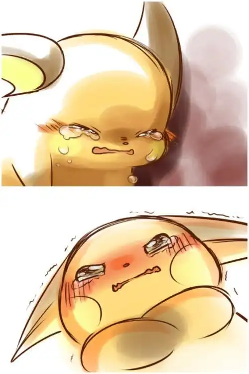 皮卡丘哭的样子,看的心都化了!