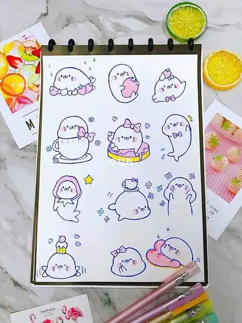 少女心简笔画 卡通人物怎么画少女心简笔画