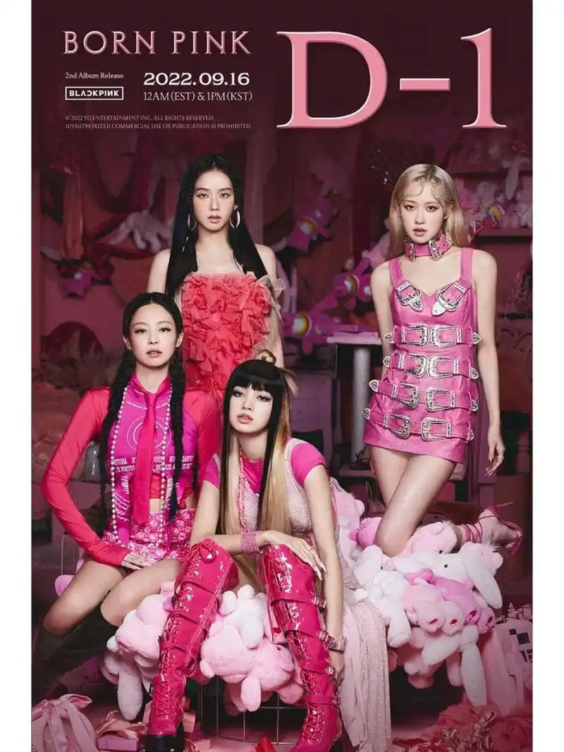 blackpink回归倒计时海报公开9496 #韩国女团# #南韩女爱豆