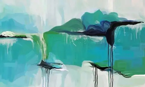 抽象山水画 - 原创作品 - 站酷(zcool)