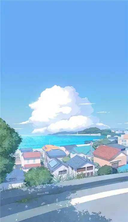 日式动漫很治愈的ins风手机壁纸 喜欢大概是看不够和止不住-风景皮肤